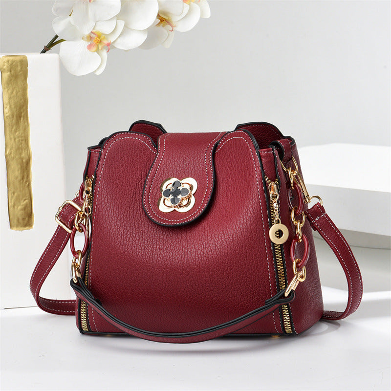 Women's Minimalist Convertible Purse - Sleek Shoulder & Crossbody Bag with Top Handle, Quiet Luxury Small Handbag for Everyday Chic