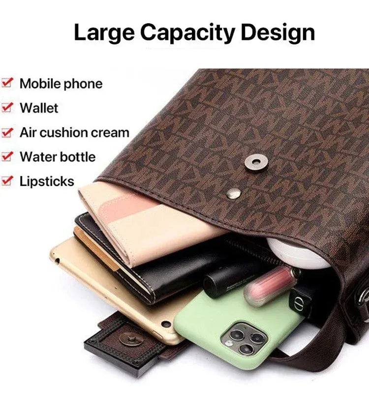 Fashion Simple Large-Capacity Tote Bag for Women – Lightweight Daily Shoulder Bag