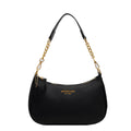Women's Artisan Crescent Crossbody Bag - Versatile Shoulder Bag with Chain Strap & Convertible Carry